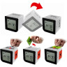 Часы настольные BRESSER FlipMe Alarm Clock, серебристые 73788